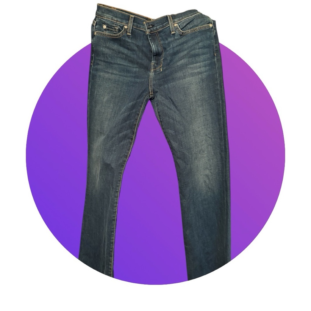 7 For All Mankind Indigo Denim Pants wore one time